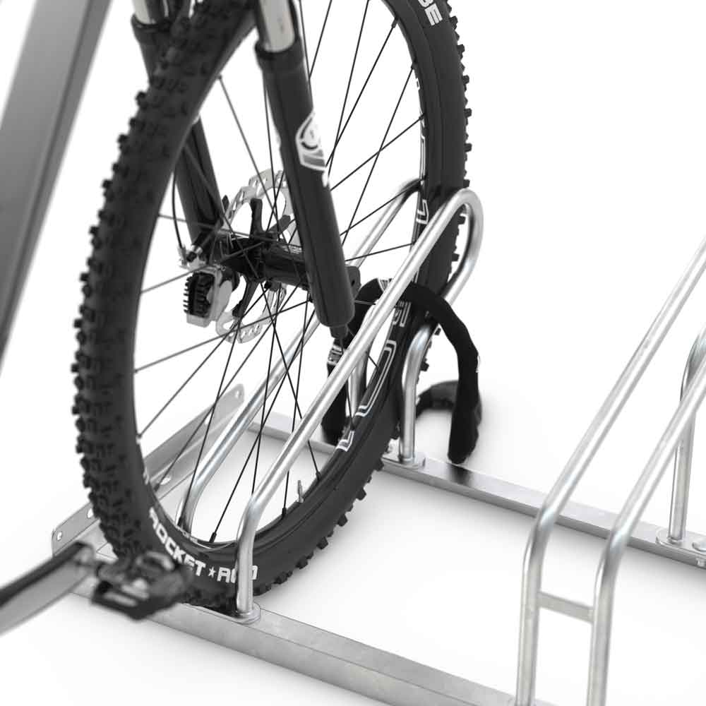 Fahrrad-Anlehnparker 2000 - Radabstand 350 mm - zweiseitig - 5 verschiedene Breiten Fahrrad-Anlehnparker 2000 - Radabstand 350 mm - zweiseitig - 5 verschiedene Breiten