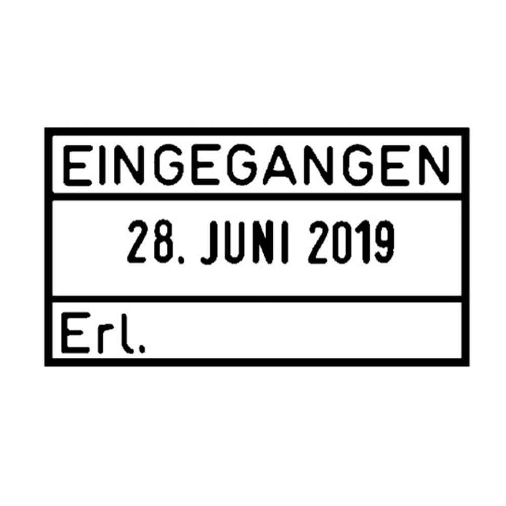 Trodat Classic 2910 Datumstempel mit Standardtext