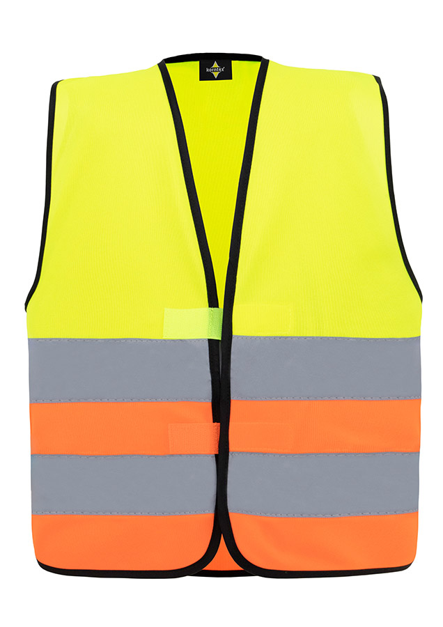 Korntex® Kinder Warnweste „Aarhus“ - Signal-Gelb - XXS