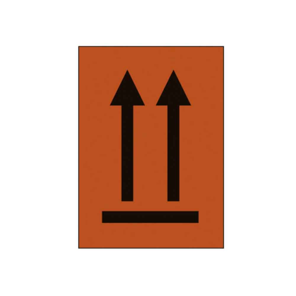 Verpackungsetikett - Symbol: Oben Verpackungsetikett - Symbol: Oben