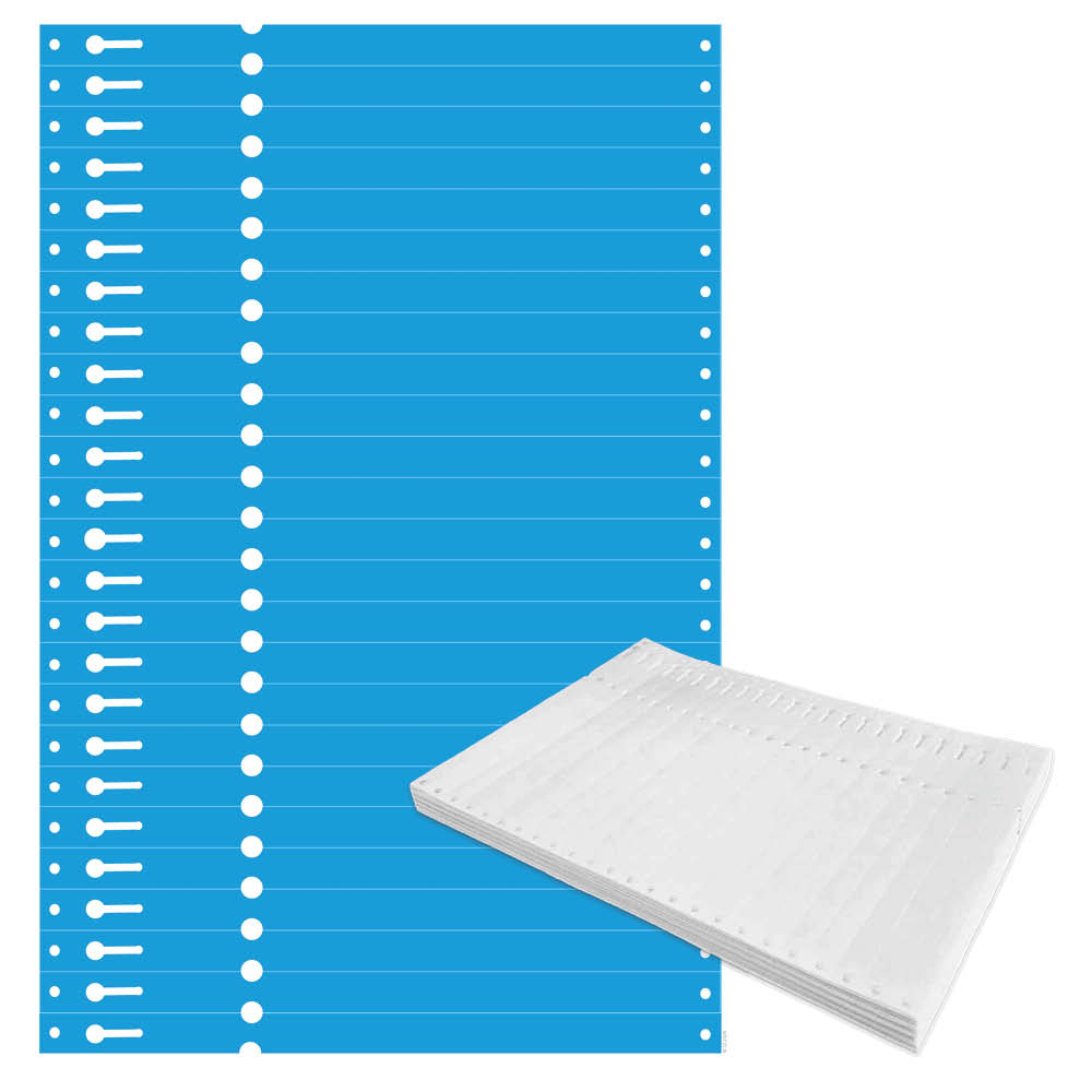 Schlaufenetiketten aus PVC, 160 x 12,7 mm, weiß, 1.000 Etiketten je Rolle Schlaufenetiketten aus PVC, 160 x 12,7 mm, weiß, 1.000 Etiketten je Rolle