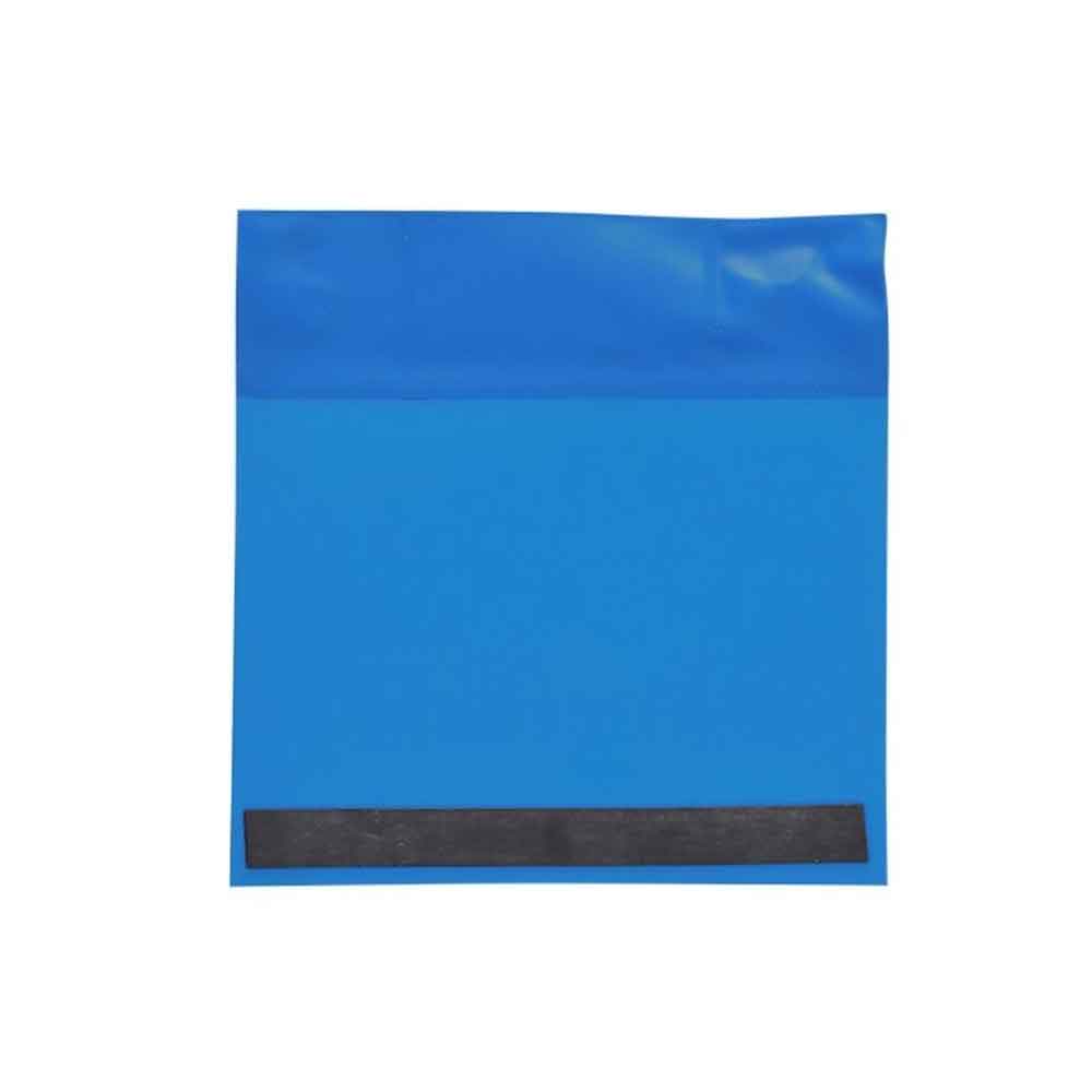 Neodym-Magnettaschen - plus 1 Magnetstreifen - DIN A6 quer - Blau