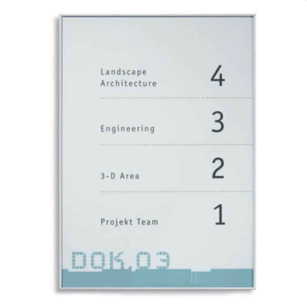 NEW AGE Secure Türschild und Infotafel - zeitloses Design in flacher Bauweise - Wandschild mit Einlagensicherung NEW AGE Secure Türschild und Infotafel - zeitloses Design in flacher Bauweise - Wandschild mit Einlagensicherung