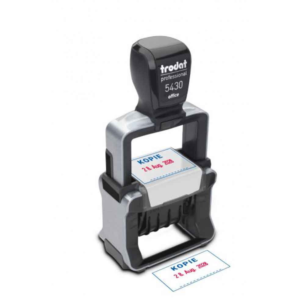 Trodat Professional 4.0 5430E - Datumstempel mit Standardtexten