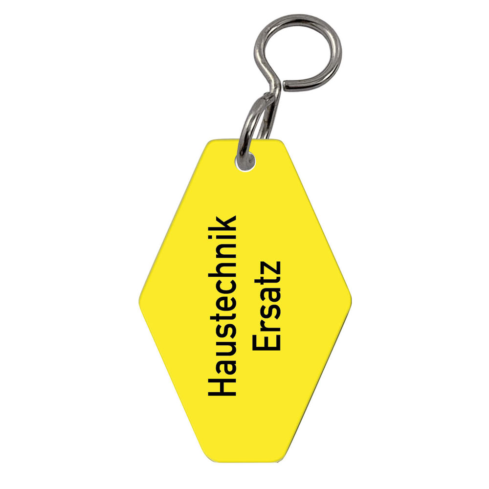 rauten-58-mm-kunststoff-beschriftung-zweizeilig-s-haken-alle-farben8-49cb5d Schlüsselanhänger - Rautenform - Kunststoff - 2-zeilige Gravur - mit S-Haken