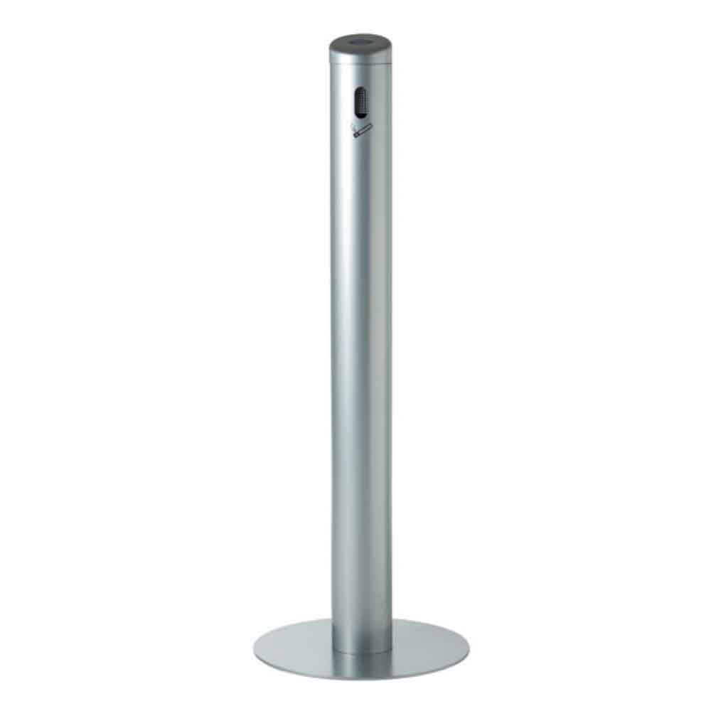 20-30-229-0-00-02-056-standascher-smoker-silber-2a9397 TKG Standascher Säule "SMOKER" - für den Außenbereich geeignet