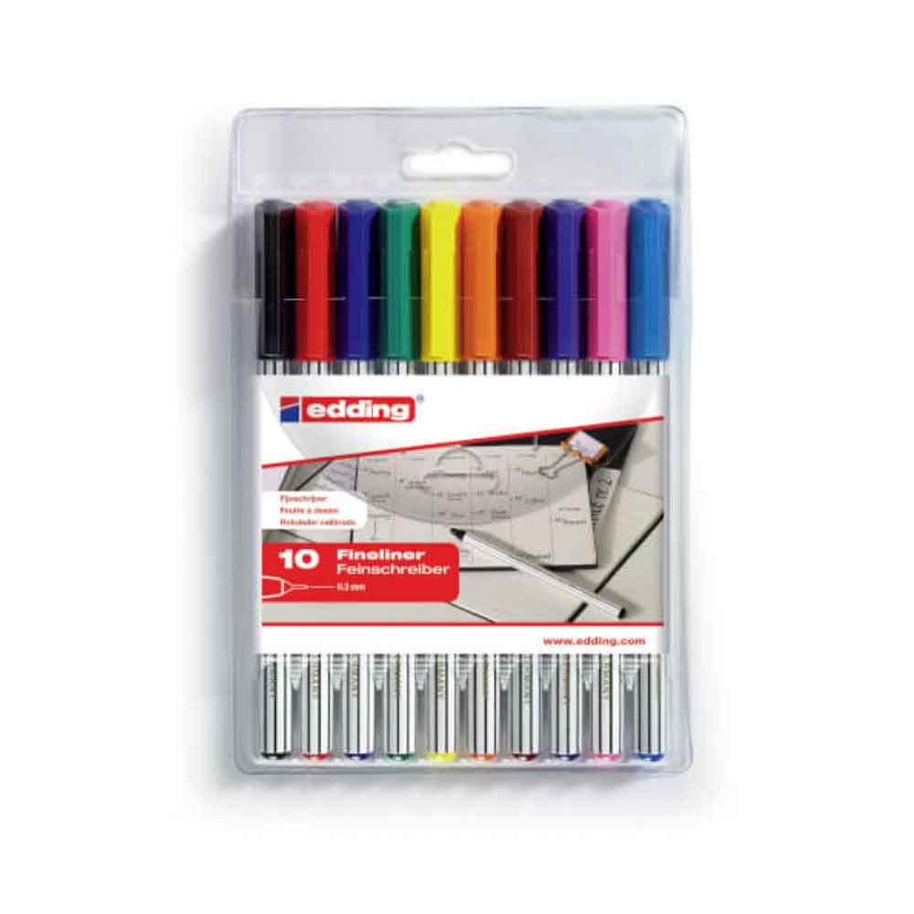 Edding 89 Office Einwegfineliner - Einzelmarker oder Set - 10 Farben Edding 89 Office Einwegfineliner - Einzelmarker oder Set - 10 Farben
