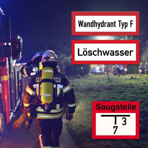 Brandschutz- und Feuerwehrzeichen für den Ernstfall