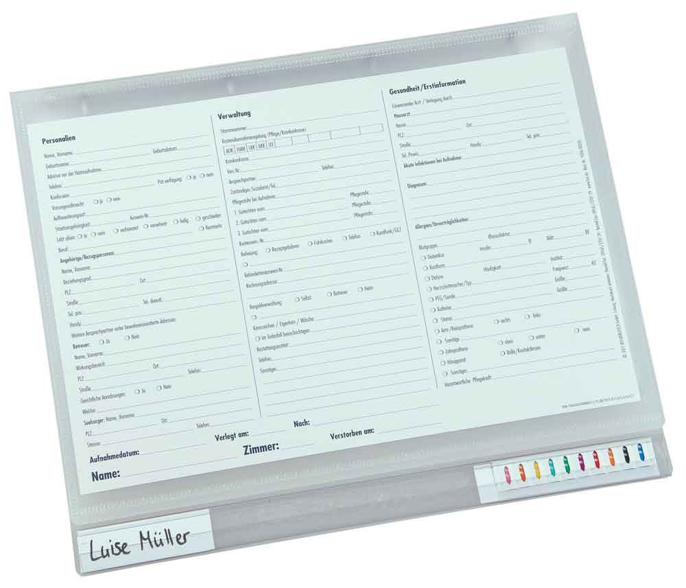 Dokumentationsmappe "Visio" - mit Organisationsleiste Dokumentationsmappe "Visio" - mit Organisationsleiste