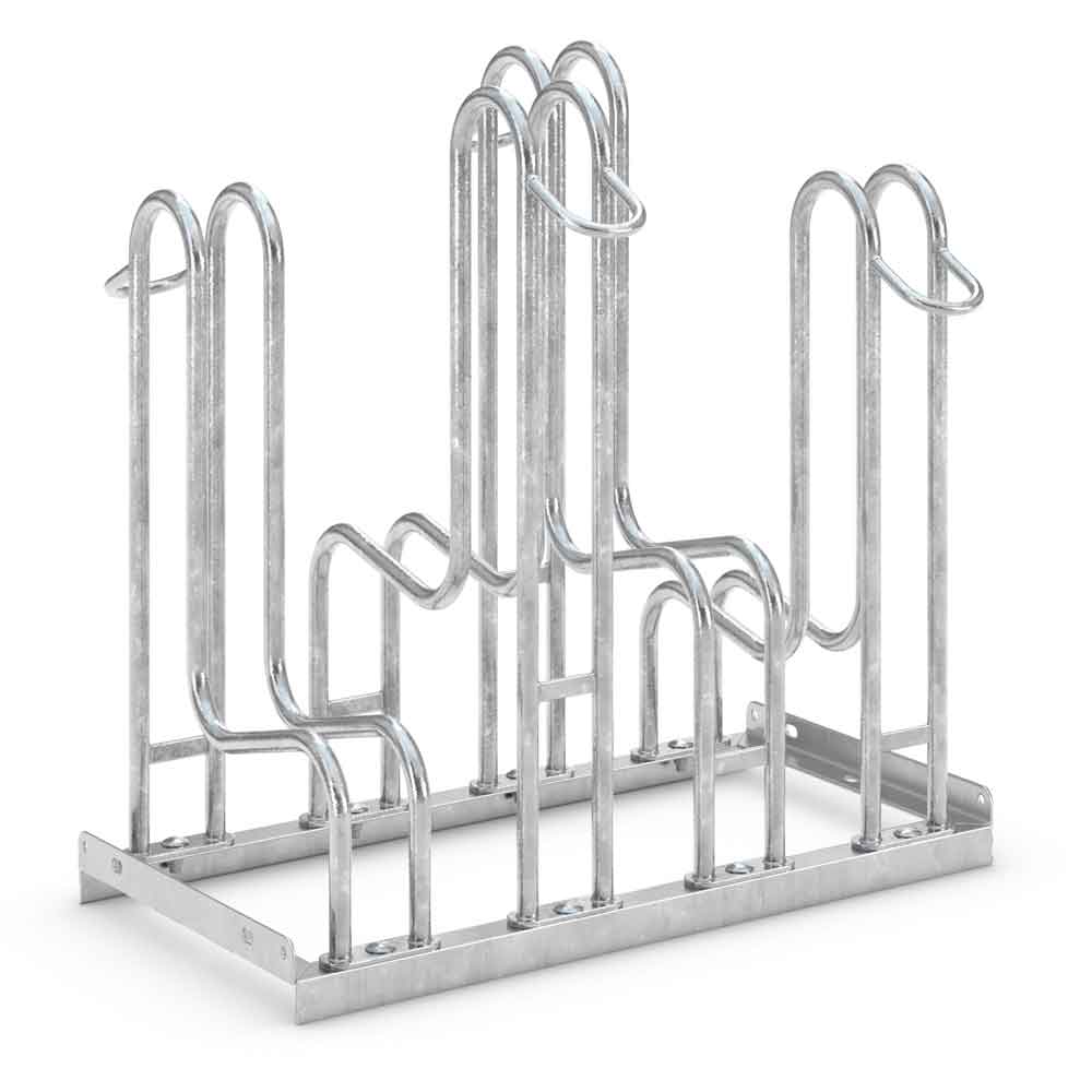 Fahrradanlehnsystem 4154 - 4 Einstellplätze zweiseitig