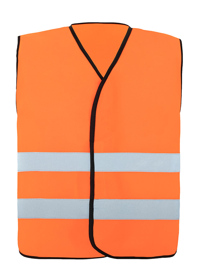Korntex® Warnweste Comfort-Fit „Soltau“ - Schwarzer Saum
