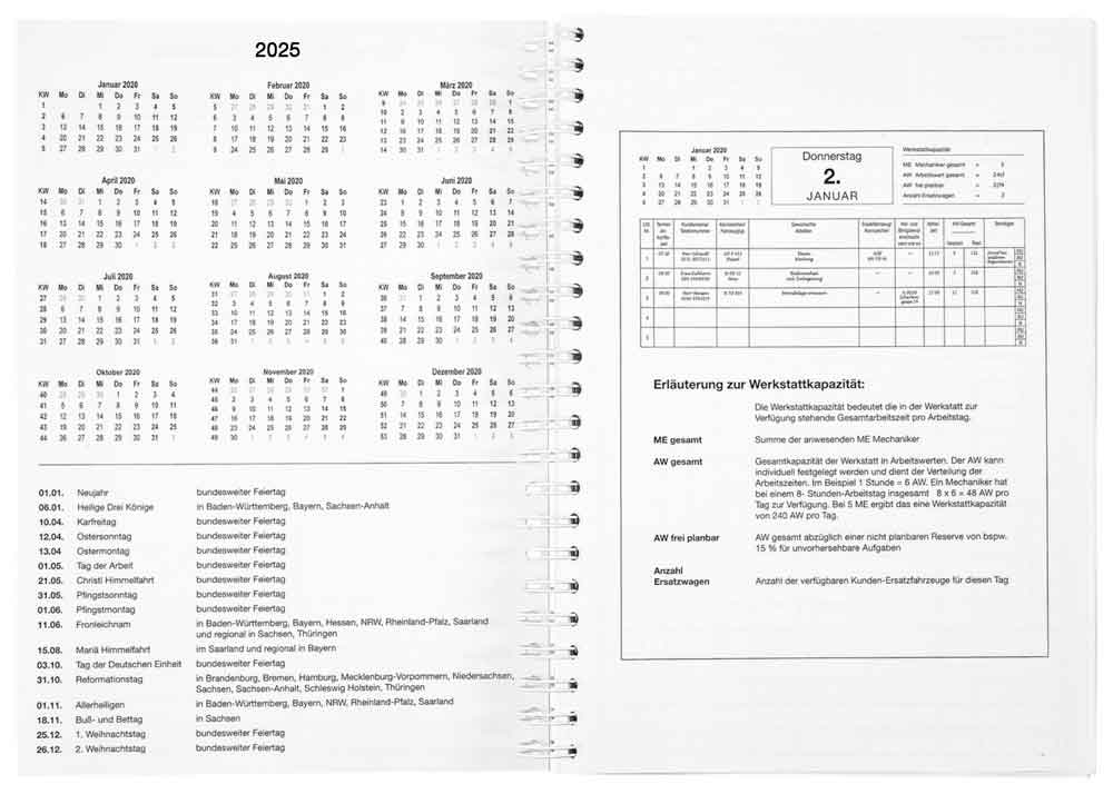 Werkstatt-Terminplaner - 2026 Werkstatt-Terminplaner - 2026