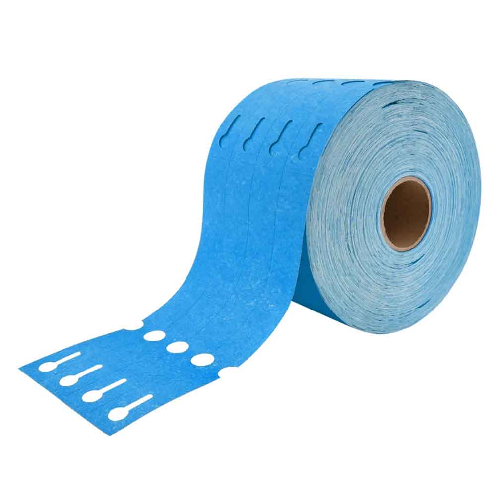 Tyvek Schlaufenetiketten auf der Rolle - Format 250 x 25 mm - 1500 Etiketten - in 5 Farben