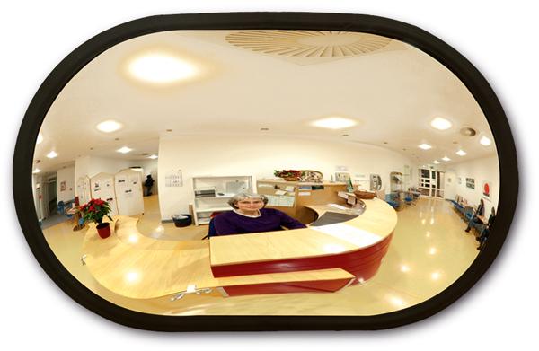 Raumspiegel Indoor - weites Blickfeld - für den Innenbereich