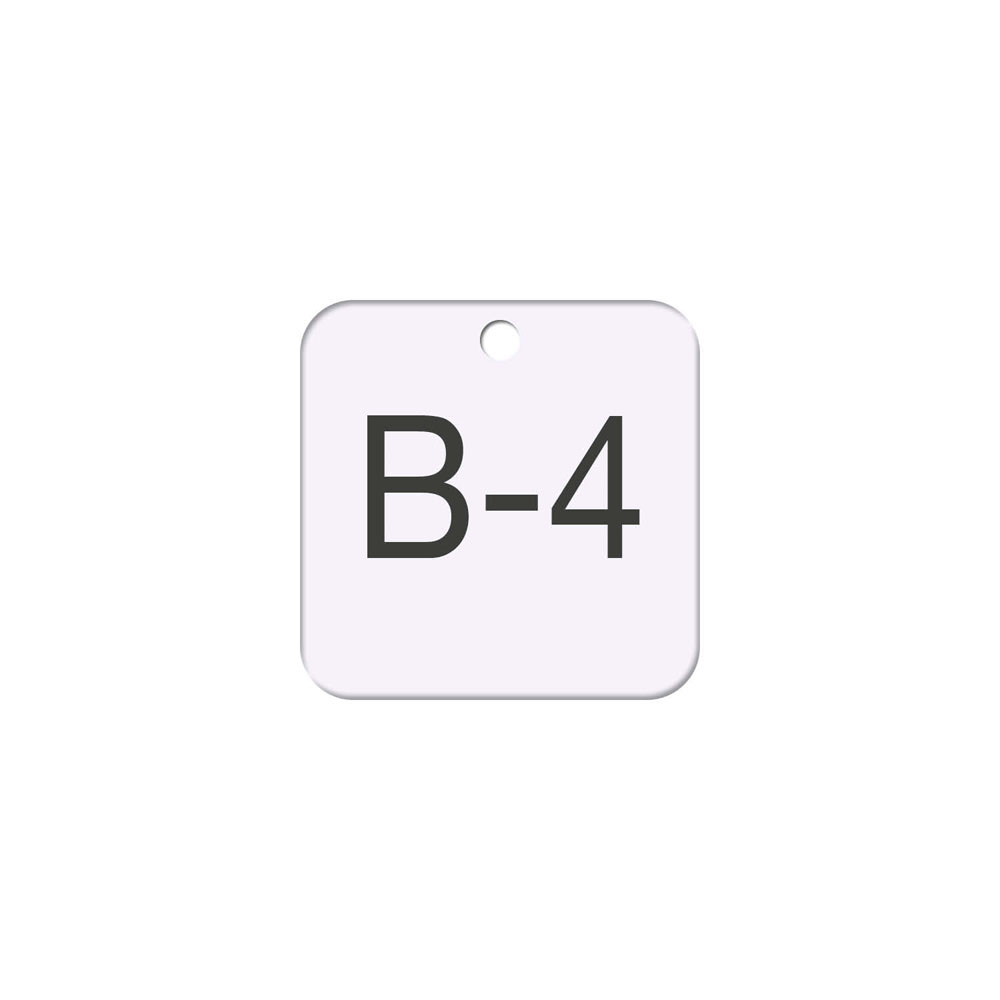 marken-aluminium-quadrat-bohrung-alle-varianten5-a34ef2 Schlüsselanhänger - Quadratform - Alu Silber matt - "Alpha-Numero" - mit Bohrung