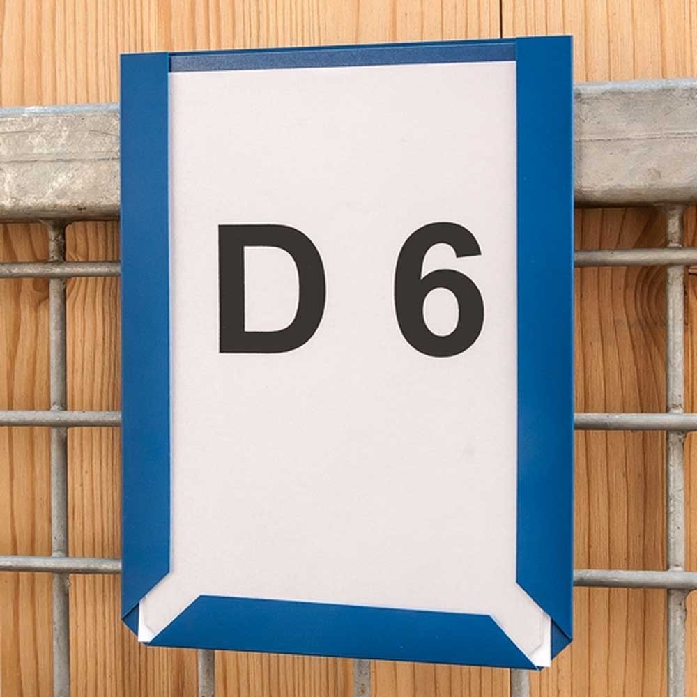 Magnet-Sichttasche - DIN A6 Hochformat - in 3 Farben