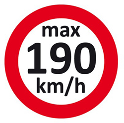 Geschwindigkeitsaufkleber - 160-240 km/h - für Winterräder