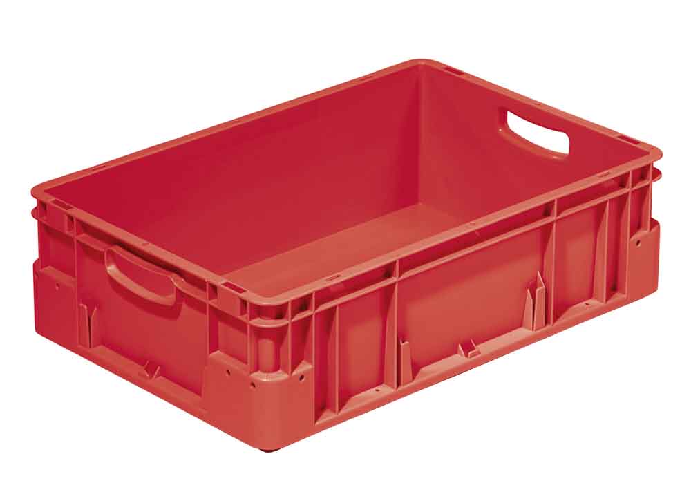 80-10-108-6-10-02-090-euro-transportbehaelter-rot-87c90e Euro-Transportbehälter - L 600 x B 400 x H 180 mm - in 3 Farben