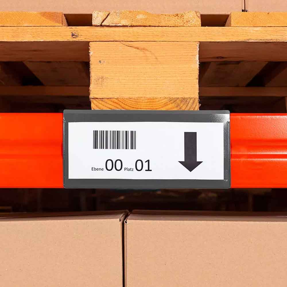 ECOLine Etikettentaschen magnetisch - aus Bio-PVC - in vielen Größen ECOLine Etikettentaschen magnetisch - aus Bio-PVC - in vielen Größen