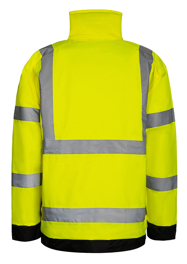 Korntex® Hi-Vis Regenjacke Lite „Kaunas“ - Signal-Gelb - 4XL