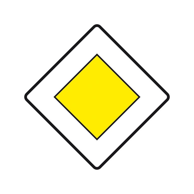 Verkehrszeichen - StVO - Vorfahrtstraße - 2 Größen