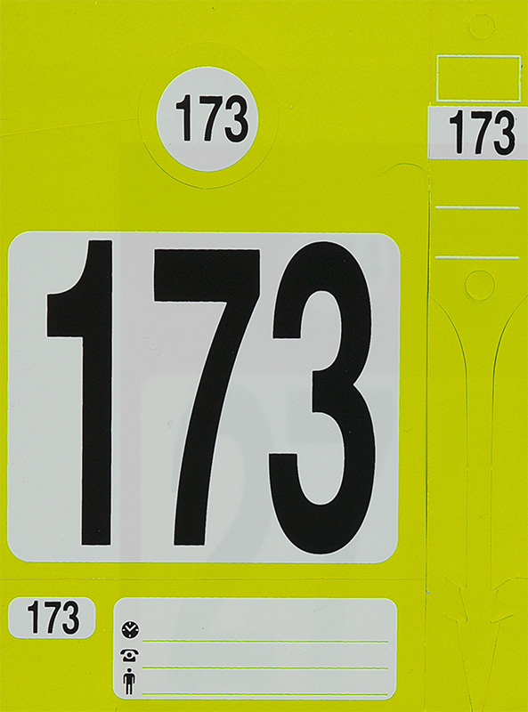 Kennzeichnungs-System - 4 in 1 - Leitzahl - 6 Farben