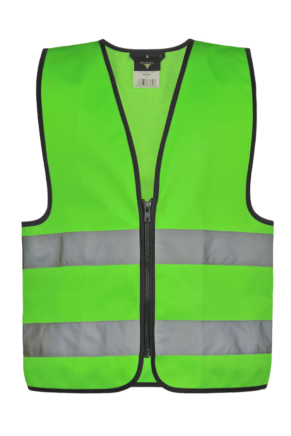 Korntex® Kinder Warnweste mit Reißverschluss „Aalborg“ - Signal-Gelb - XXS Korntex® Kinder Warnweste mit Reißverschluss „Aalborg“ - Signal-Gelb - XXS