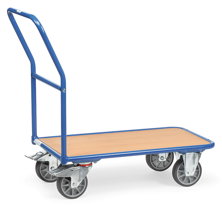 2100-8ecacc Magazinwagen in 2 Ausführungen - TPE-Bereifung - Tragkraft 400 kg