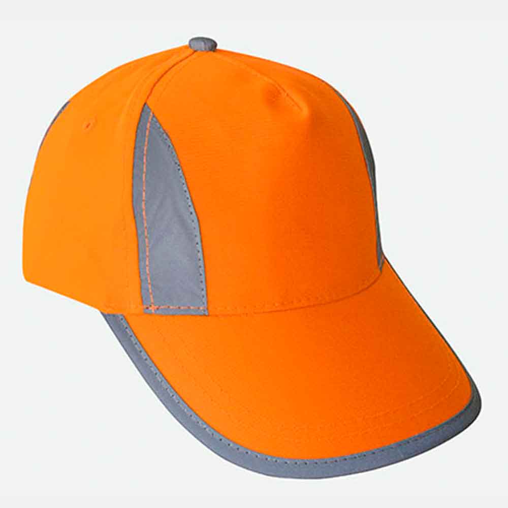 Hi-Vis Premium Baseball-Cap Nice - für Kinder - in Gelb oder Orange - mit Werbeanbringung