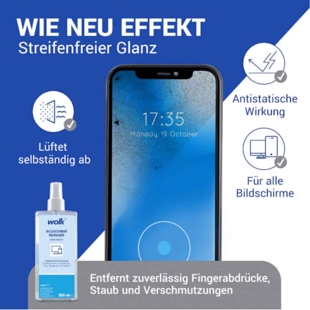 Bildschirmreiniger - Multimediareiniger für Displays Bildschirmreiniger - Multimediareiniger für Displays