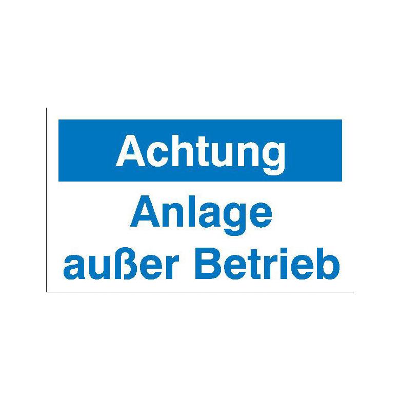 30-83-140-0-00-058-maschinenhinweisschilder-achtung-anlage-ausser-betrieb-361026-b0dbc7 Maschinen-Hinweisschilder - Achtung Anlage außer Betrieb