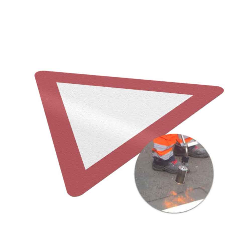 PREMARK® Vorfahrt gewähren - thermoplastische Bodenmarkierung - in 2 Größen PREMARK® Vorfahrt gewähren - thermoplastische Bodenmarkierung - in 2 Größen