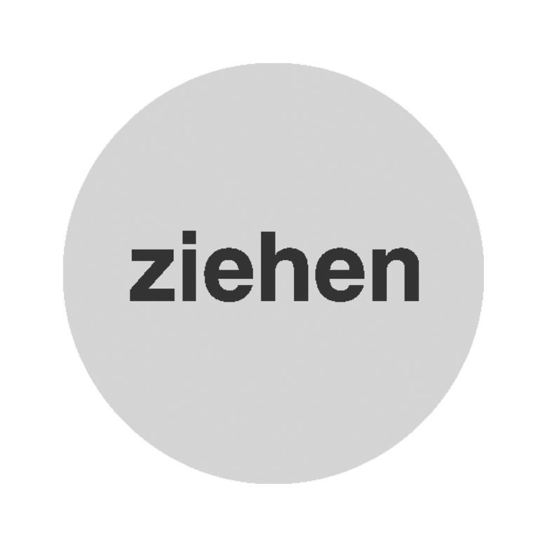 39-25-354-0-00-058-turschild-ziehen-silber-schwarz-285611-68ce12 Türschild - Text: ziehen - Farbe: Silber / Schwarz