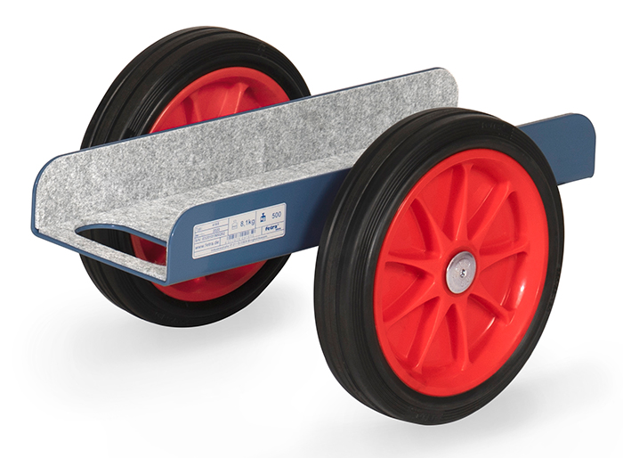 4165-5d2a9e Plattenroller in U-Form - Vollgummi- oder Luftbereifung - Lichte Breite 150 mm