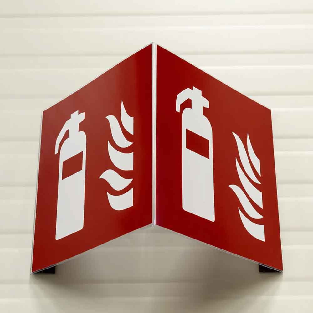 Winkelschild mit Magnetstreifen - individuelle Beschriftung - in vielen Größen