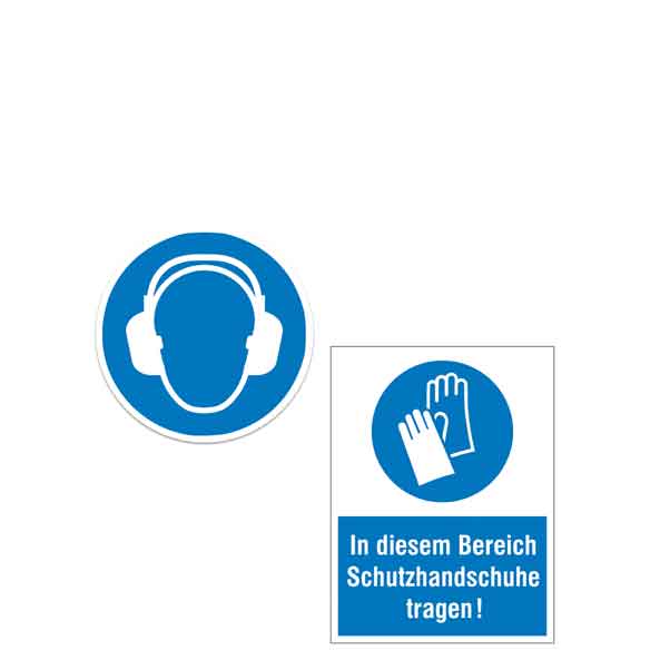 Gebotsschilder Gebotsschilder