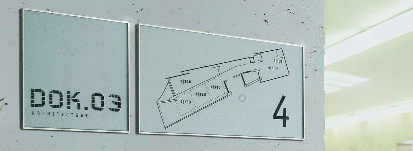 Gebäudekennzeichnung übersichtlich