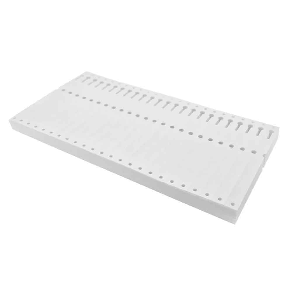 Tyvek Schlaufenetiketten - Format 160 x 12,7 mm - 1000 Etiketten - in Weiss
