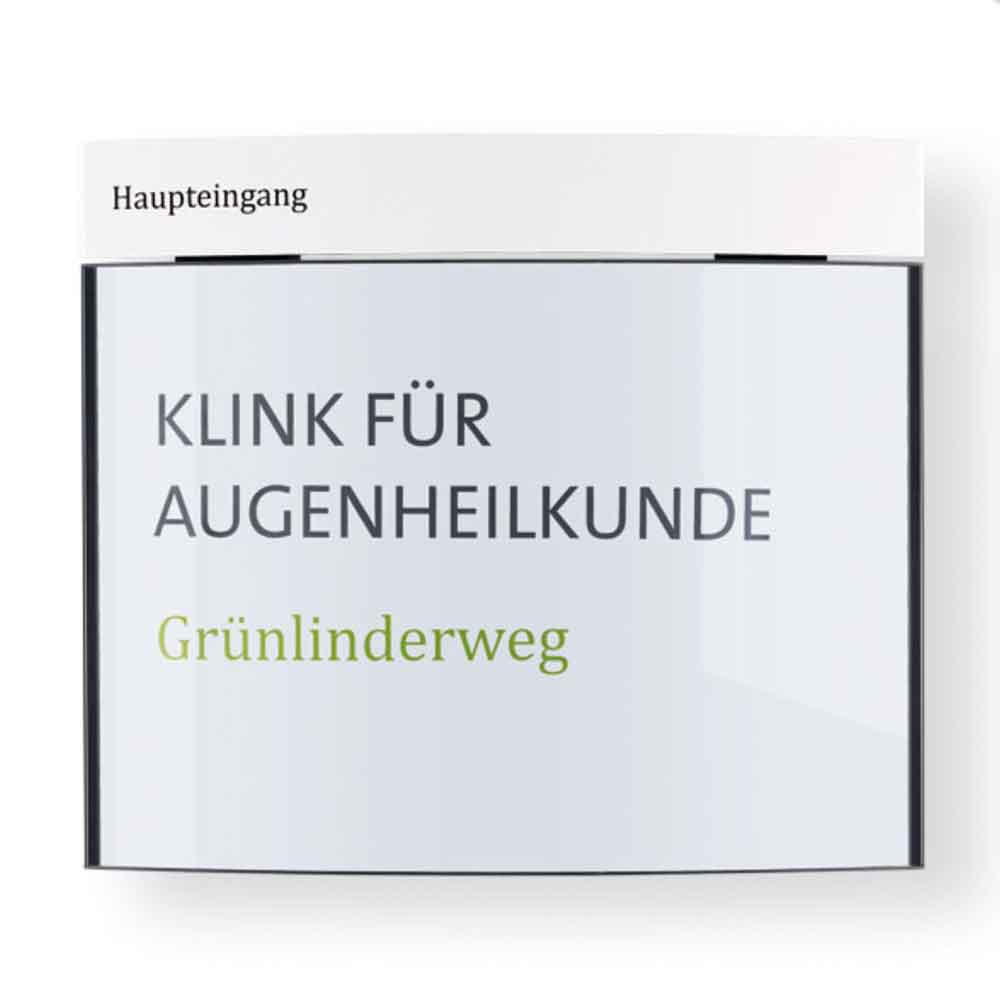 PacificX Infotafel - Wandschild leicht gewölbt - mit weisser Kopfleiste zum Beschriften PacificX Infotafel - Wandschild leicht gewölbt - mit weisser Kopfleiste zum Beschriften