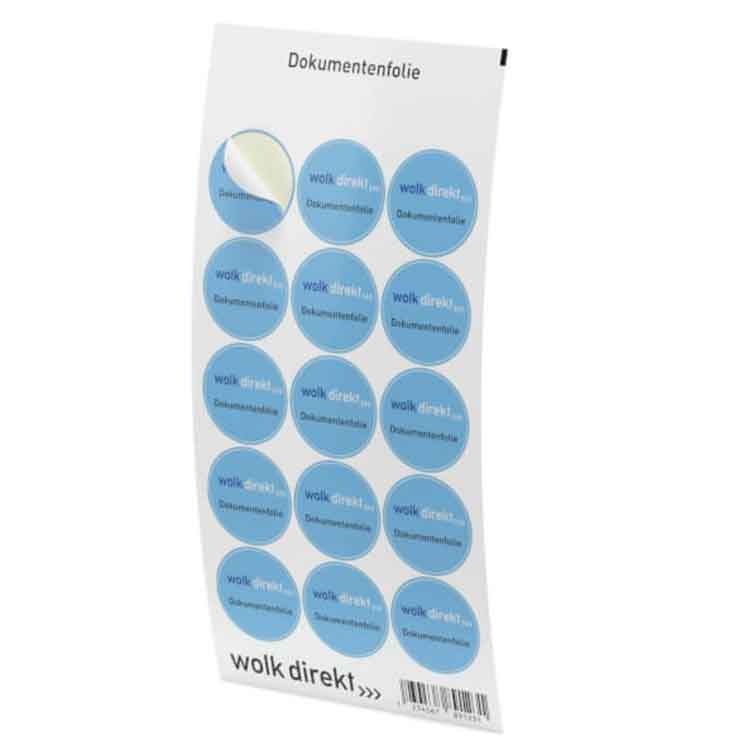 Prüfplakette - Nächste Gasprüfung - Dokumentenfolie - Gelb/Schwarz