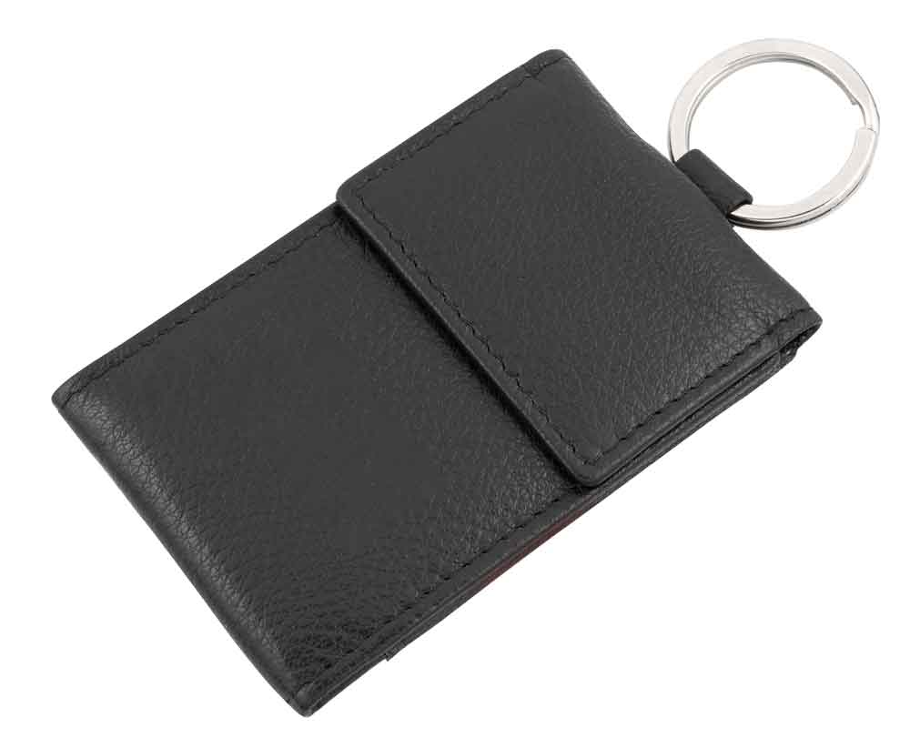 Mini-Geldbörse "ZETA" - echt Leder - Schlüsselanhänger