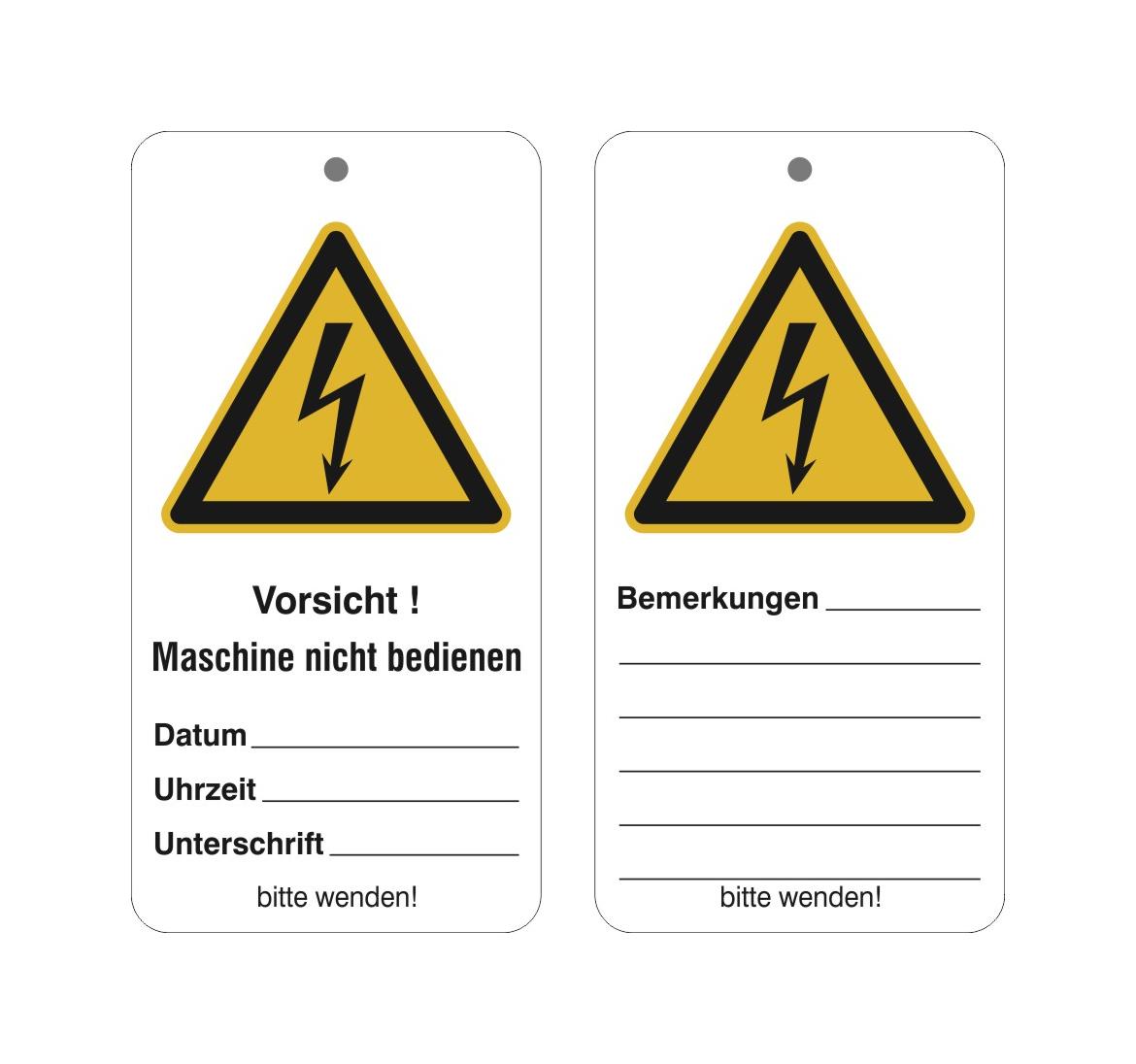 30-83-145-0-00-058-wartungsanhanger-mit-sicherheitszeichen-vorsicht-maschine-nicht-bedienen-411452-y-01-bfd6a3 Wartungsanhänger mit Sicherheitszeichen - Vorsicht! Maschine nicht bedienen ... - zweiseitig