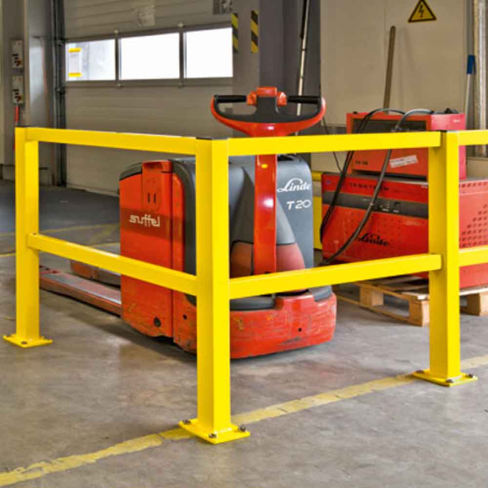 Rammschutzgeländer S - Querbalken 100 cm Rammschutzgeländer S - Querbalken 100 cm