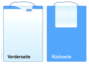 Detailzeichnung der Auftragstasche Plus