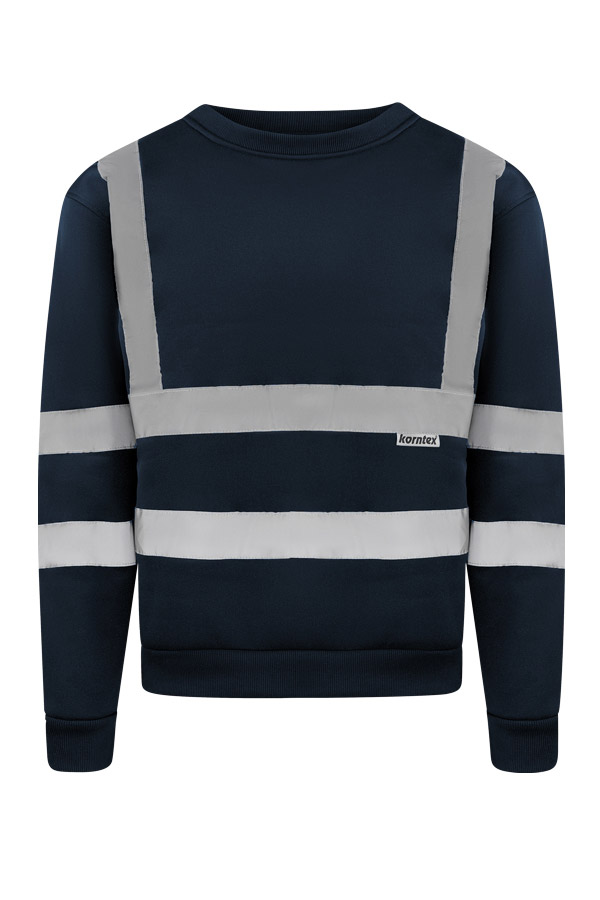 Korntex® Sweatshirt „Limerick“ - Marineblau - 3XL Korntex® Sweatshirt „Limerick“ - Marineblau - 3XL