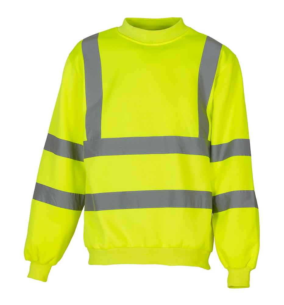 60-50-402-0-00-01-059-sweatshirt-gelb-aa3a3b Sweatshirt - Reflektierend - 2 Farben