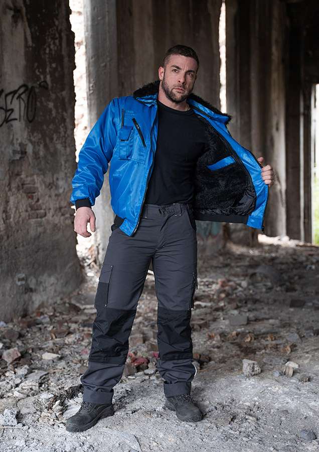 Korntex® Pilotenjacke „Oslo“ - Rot - XL
