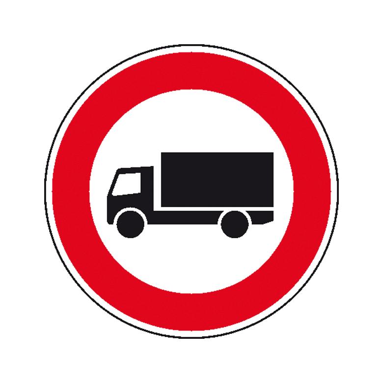 Verkehrszeichen - StVO - Verbot für Kraftwagen über 3,5 t - 2 Größen