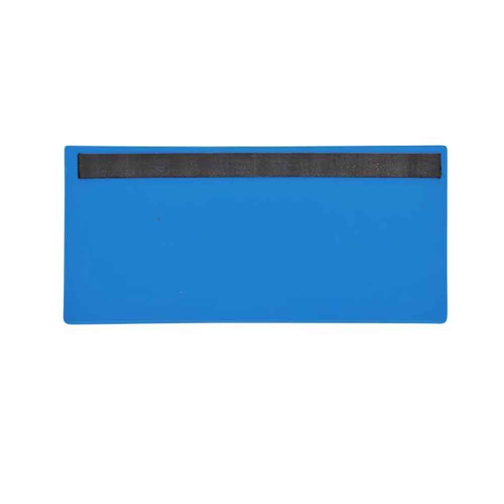 Magnetische Etikettentaschen - 1 Magnetstreifen - 220 x 105 mm 1/3 DIN - 4 Farben