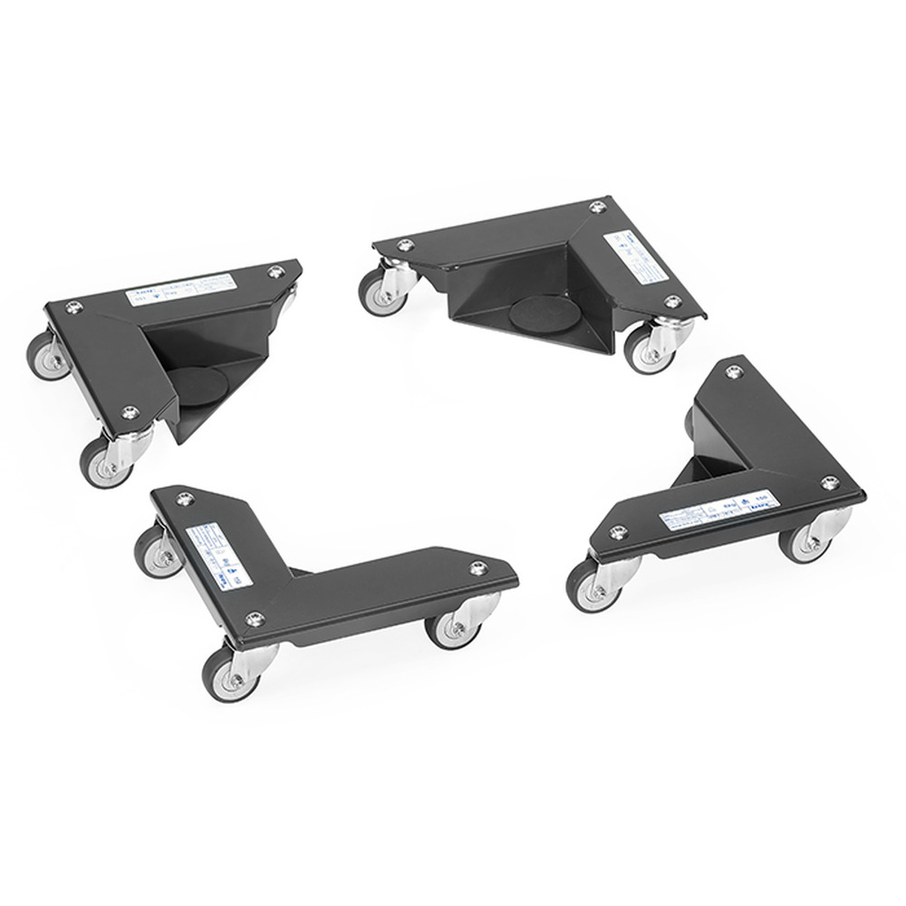 6977-8f3b90 Eckenroller - Gehäuse Stahlblech geschweißt - Radgröße 50 x 18 mm - Tragkraft pro Stück 150 kg